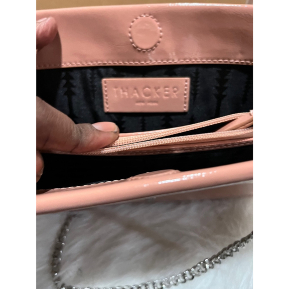 Thacker Gold leather convertible shoulder crossbody bag - Picture 5 of 9